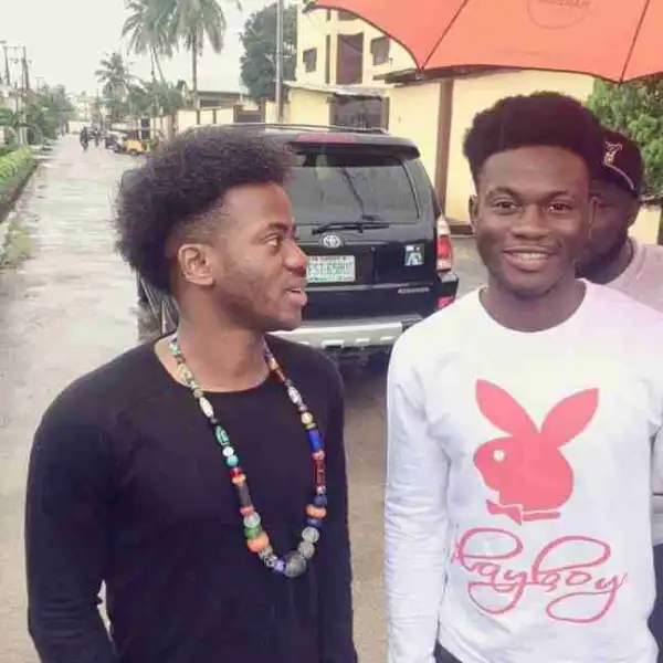 Korede Bello Meets His Lookalike, 2016 Mr University Africa Eastern King (Photos)